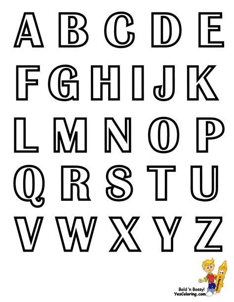 Traditional Free Alphabet Coloring Pages | Learn Alphabets| Numbers