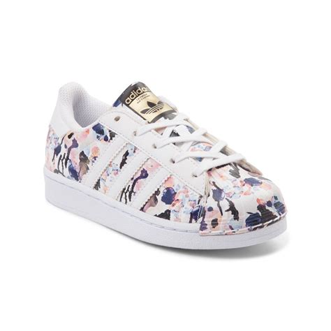 Youth Adidas Superstar Floral Athletic Shoe Adidas Superstar Floral Athletic Shoes Sneakers
