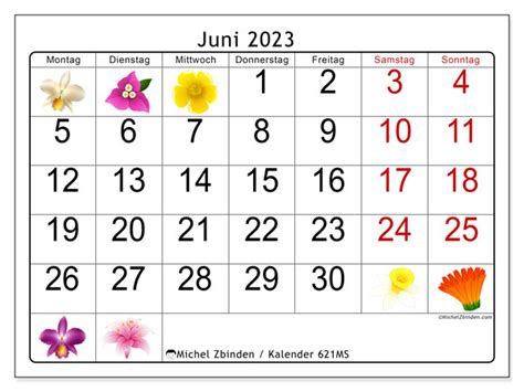 Kalender Juni 2023 Zum Ausdrucken “621ms” Michel Zbinden De