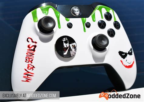 Check Out This Beautiful Joker Xbox One Custom Modded Controller That