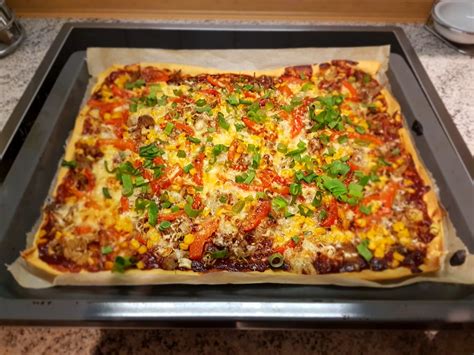 Pizzateig für ein Blech von Kochnudel84