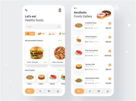 Food Recipe App By Abdullah Mamun For Twinkle On Dribbble