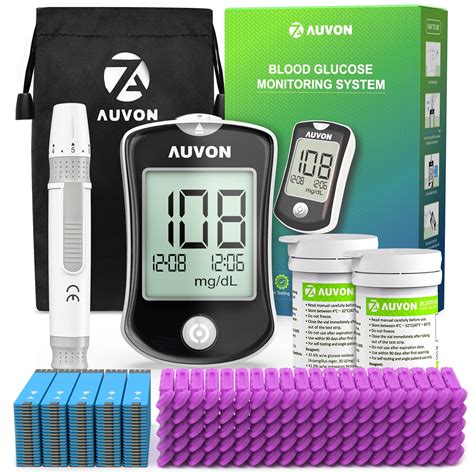 Buy Auvonblood Glucose Monitor Kit For Accurate Test Es Testing Kit