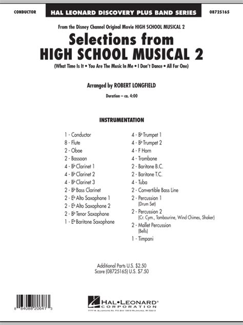 High School Musical 2 Song List In Order
