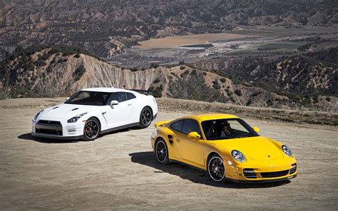 2013 Nissan Gt R Black Edition Vs 2012 Porsche 911 Turbo S Comparison