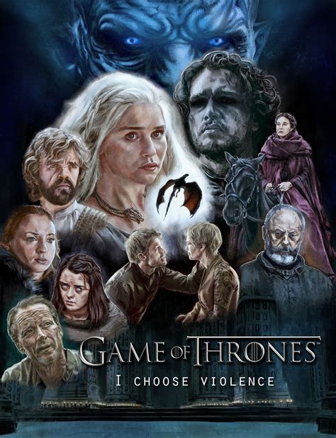 Game Of Thrones Season 6 Fan Art Poster Game Of Thrones Juego De