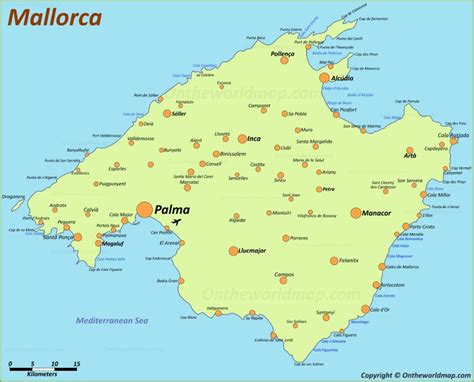 Majorca Maps Balearic Islands Spain Map Of Majorca Mallorca
