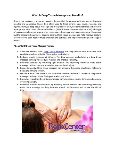 Ppt What Is Deep Tissue Massage And Benefits Powerpoint Presentation Id11955012