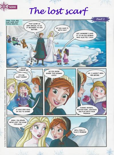 frozen 2 comic “the lost scarf” hd scans and trans tumbex