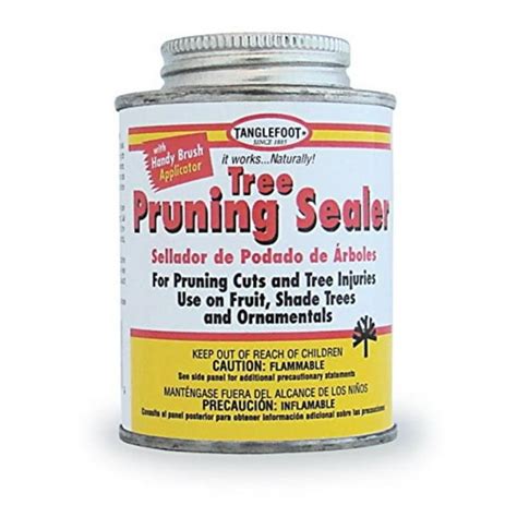 Tanglefoot Tree Pruning Sealer Can With Brush Cap 8 Oz For Pruning
