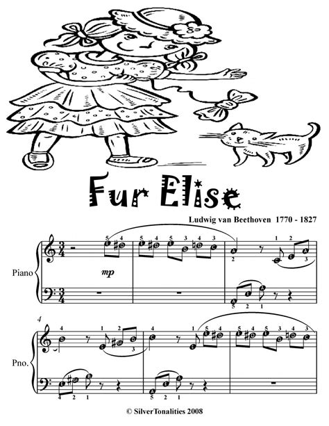 This is an easy version of fur elise. Fur Elise Easy Piano Sheet Music Tadpole Edition PDF