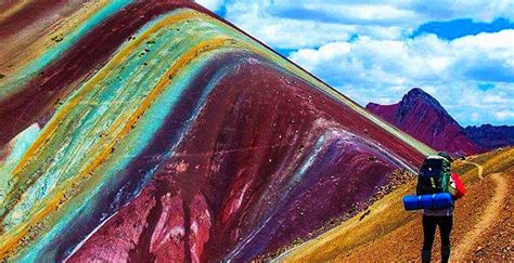 The Mountain Of Seven Colors Is Located In The Andes Mountain Range In