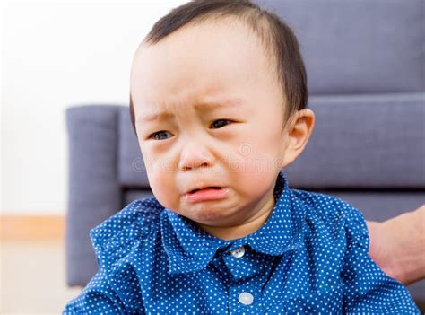 Asian Baby Boy Feeling Sad Stock Image Image Of Asian 36192753