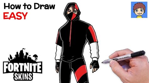 How To Draw A Fortnite Character Ikonik Step By Step Drawing Images The Best Porn Website