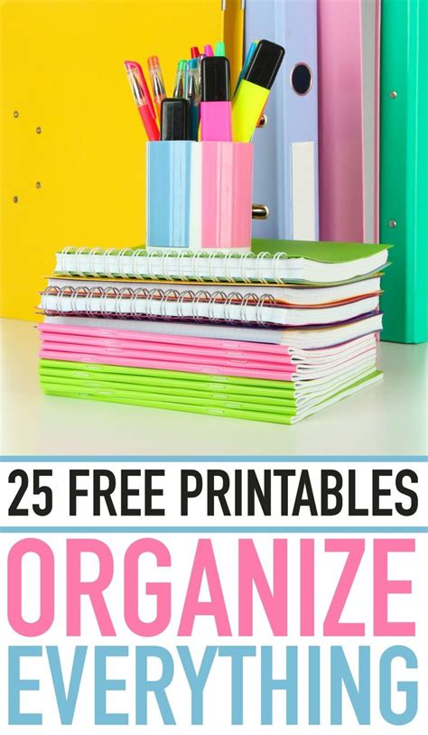 Free Organization Printables Web Free Printables To Organize Your Life