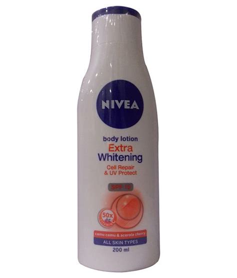 Nivea whitening skin care moisturizers. Nivea Whitening Cell Repair & UV Protect Cream 200 ml