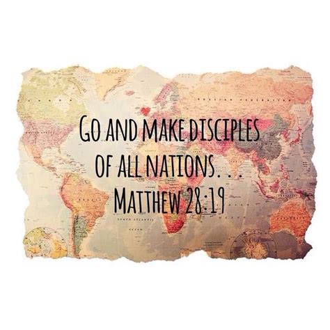 The Great Commission Go Missions Go Pinterest I Am