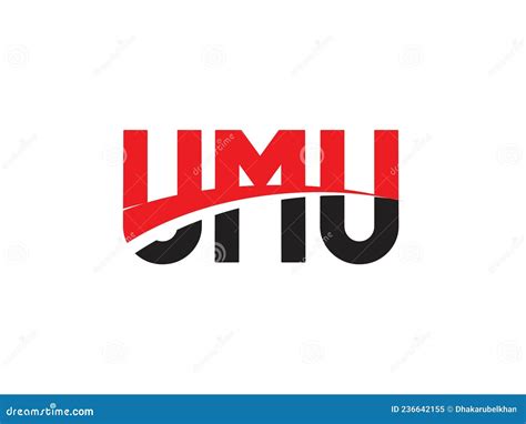 Umu Letter Initial Logo Design Vector Illustration Stock Vector