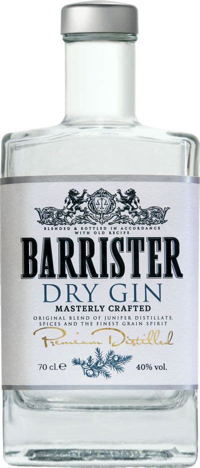 Barrister Spirits London Gin Packaging Dry Gin Gin