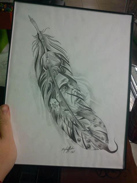See more ideas about leg tattoos, tattoos, tattoo designs. Native+American+Feather+by+masterchaosdemon.deviantart.com ...