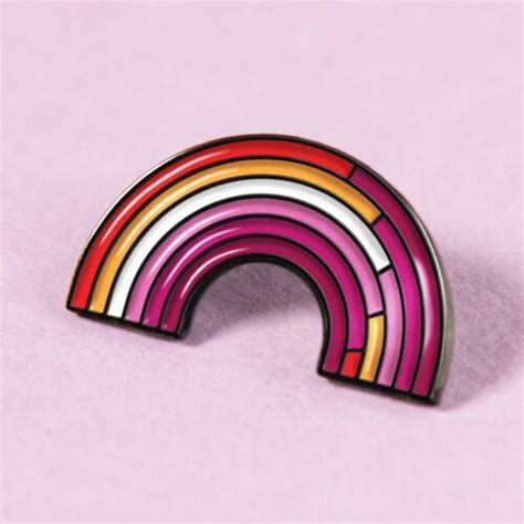 Rainbow Heart Pin Sets Subtle Lgbtq Gay Pride Flag Accessory Etsy Uk