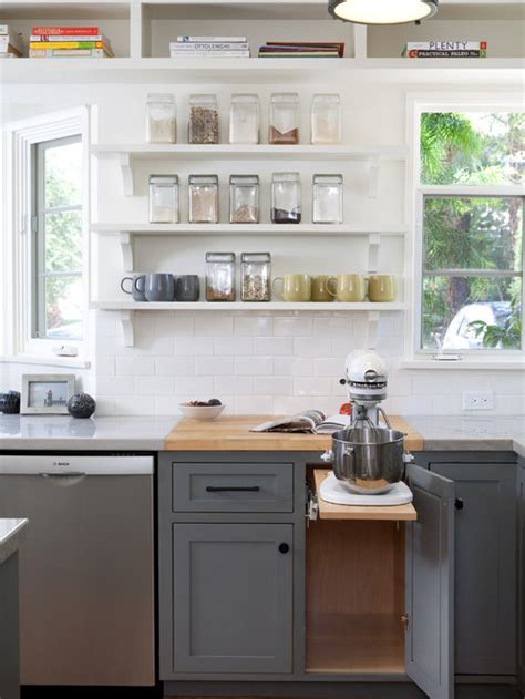 New stand mixer colors from kitchenaid: Kitchenaid Mixer Storage | Houzz