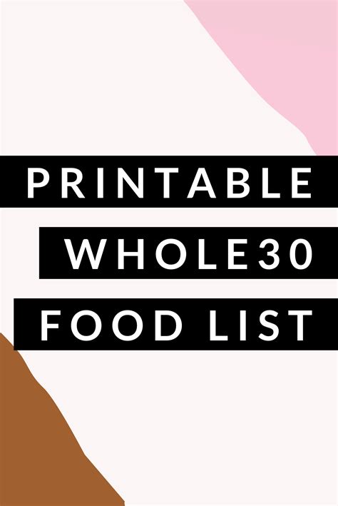Take The Guesswork Out Of Planning For Your Whole30 By Downloading My