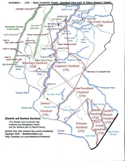 Map Of Frederick County Md Maping Resources