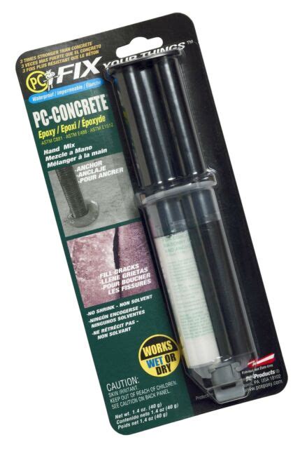 Pc Products 70086 Pc Concrete Two Part Epoxy Adhesive