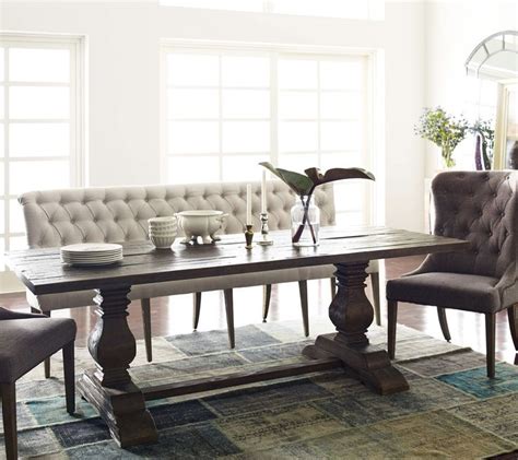 Each bench is designed to be the perfect fit for any room. French Tufted Upholstered Dining Bench Banquette | French ...