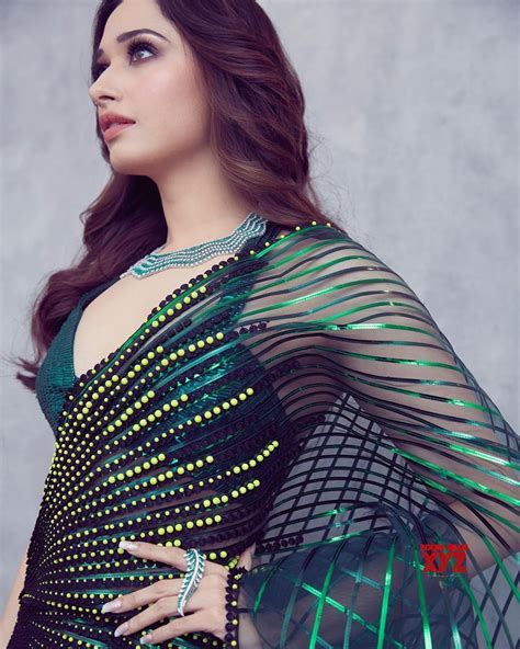 Actress Tamannaah Bhatia Hot And Glam Saree Stills Social News Xyz