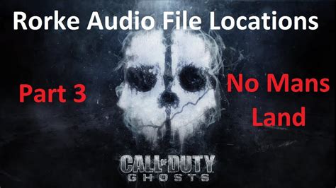 Call Of Duty Ghosts Achievement Audiophile Rorke Audio File Locations