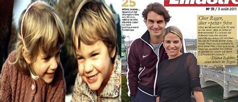 Second, aren't the twins way way way too old to be in a freaking stroller now? Roger and his sister Diana | ROGER FEDERER | Pinterest