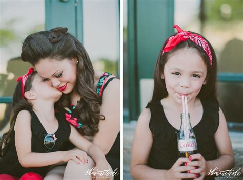 Retro Pin Up Inspired Mother Daughter Photo Shoot Shaunae Teske