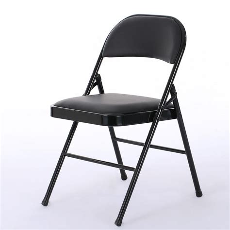 Godecor 6 Padded Dining Chairs Metal Framefolding Chair Steel