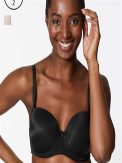 buy marks and spencer pack of 2 underwired non padded everyday bras t332964 bra for women