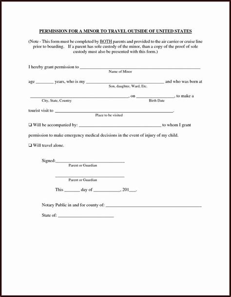 Texas Temporary Child Guardianship Forms Form Resume Examples