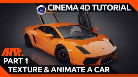 Cinema 4d Tutorial Texturing And Animating A Car Model Part 1 Youtube