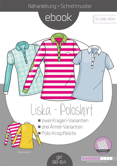 Ebook Poloshirt Liska Kinder Größe 80 164 Din A4 Pdf Zum Download