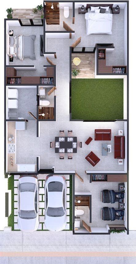 Amazing Top 50 House 3d Floor Plans Modelos De Casas Sencillas