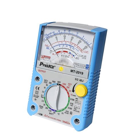 Mt 2019 C 指針型防誤測三用電錶附電池 Proskit 寶工實業官方網站