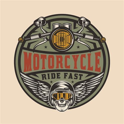 Premium Vector Vintage Motorcycle Repair Logo