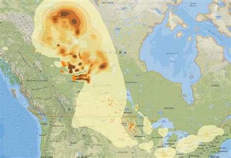 Smoke From Wildfires Burning In Northern Alberta Envelops Province