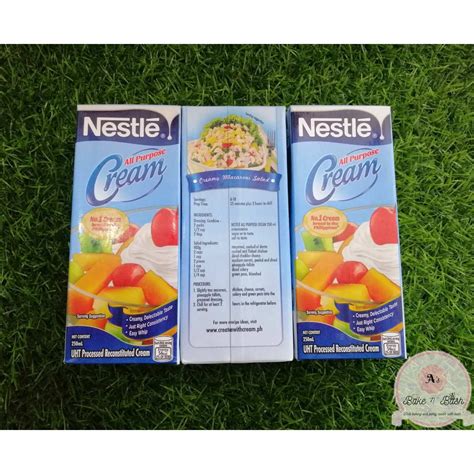Nestle All Purpose Cream 250ml Shopee Philippines