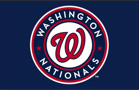 Washington Nationals Primary Dark Logo National League Nl Chris