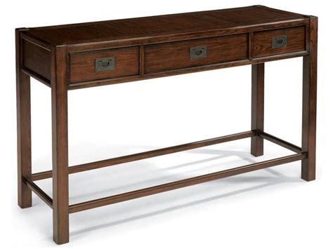 Looking for discounts on a particular mattress brand? Flexsteel Sonoma Sofa Table with Three Drawers - Dunk ...