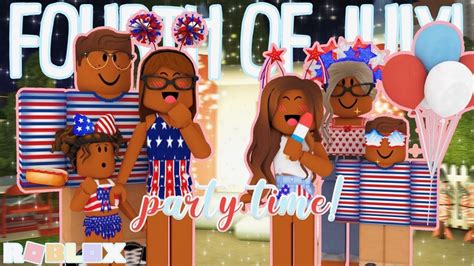 We Had A Fourth Of July Party So Many Fireworks Roblox Bloxburg