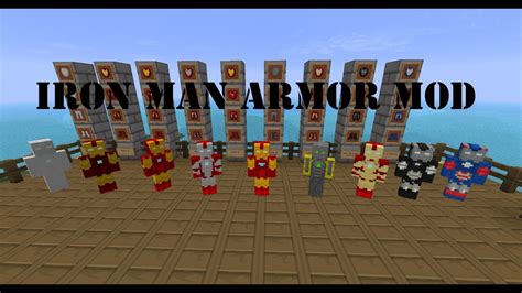 Minecraft Mods Iron Man Armor Mod Mod Showcase Youtube