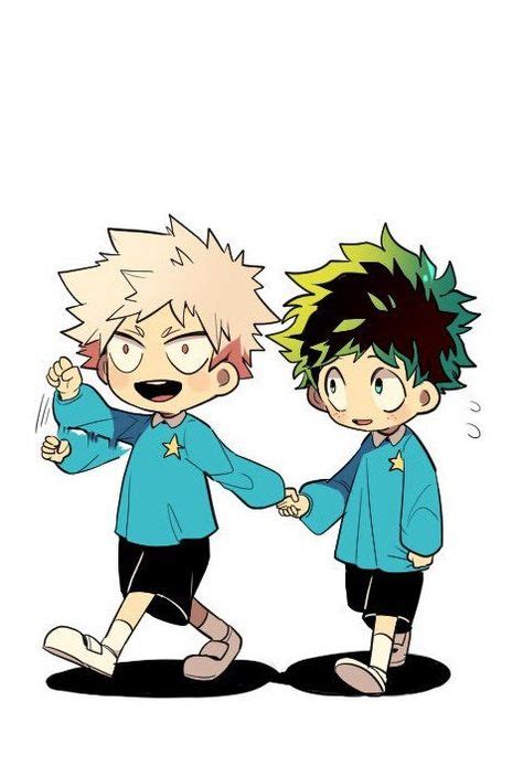 Cute Bakugou And Midoriya Boku No Hero Academia Children Drawing