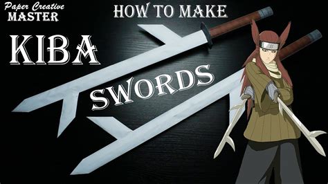 How To Make Kiba Blades From Paper Ninja Weapons Naruto Paper